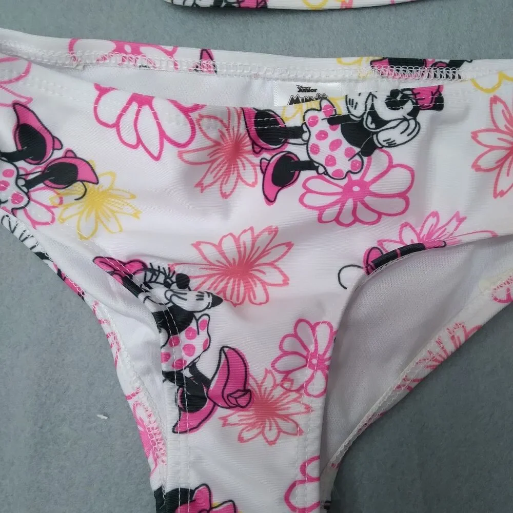 Disney Junior Minnie Mouse Toddler Girls Bikini Swimsuit Size 4T